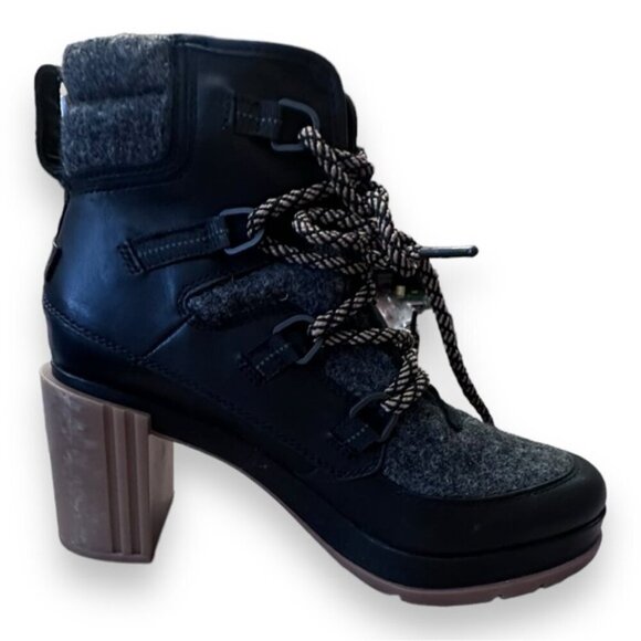 Women’s SOREL 9.5 Blake Lace Non Shell Boot Black / Sand - Picture 5 of 16